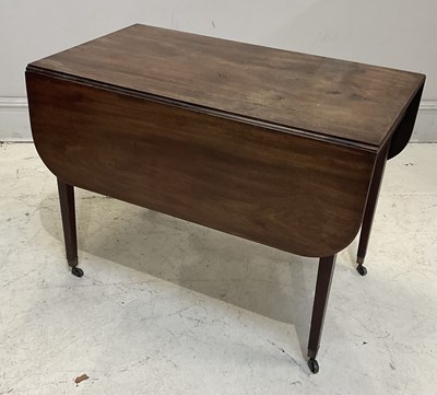 Lot 140 - A 19th century mahogany Pembroke table, on...