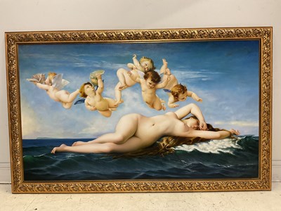 Lot 1263 - AFTER ALEXANDRE CABANEL; reproduction oil...