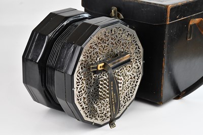 Lot 45 - LACHENAL & CO; a seventy-eight key concertina,...