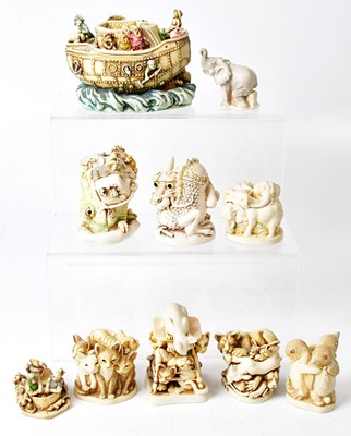 Lot 244 - HARMONY KINGDOM; nine figures, including 'Noah'...