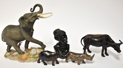 Lot 251 - Five items of African related ware, including...