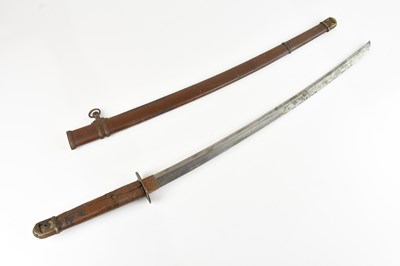 Lot 481 - A Japanese WWII kutana, with replacement...