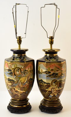 Lot 92 - A pair of early 20th century large Satsuma...