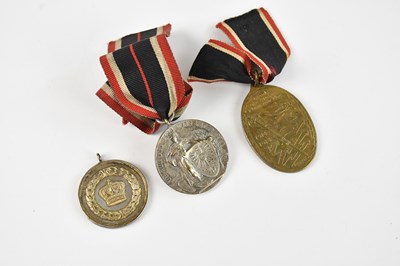 Lot 553 - Three German medals, including WWI Imperial...