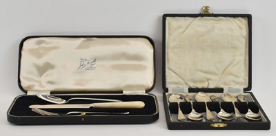 Lot 1162 - COOPER BROTHERS & SONS LTD; two boxed cutlery...