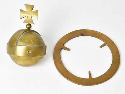 Lot 297 - VIVIENNE WESTWOOD; a brass orb, 13 x 14.5cm,...