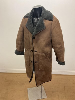 Lot 76 - ANTARTEX; a gentleman's sheep skin coat,...