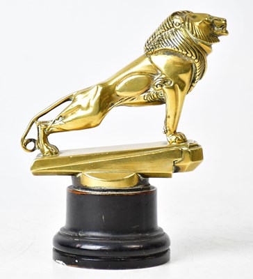 Lot 454 - GUSTAVE POITVIN; a French bronze car mascot in...
