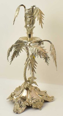Lot 1098 - A 19th century silver plated table centrepiece,...