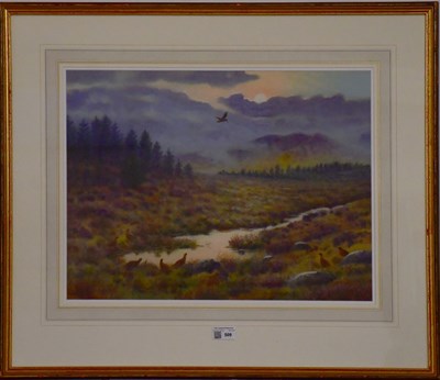 Lot 509 - RICHARD ROBJENT (b 1937); watercolour, ‘The...
