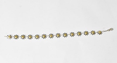 Lot 850 - APRILE; an Italian 18ct white gold chain link...