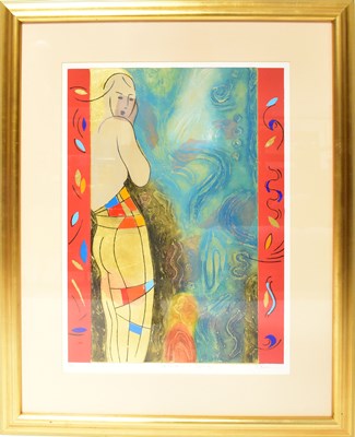 Lot 610 - RUSSELL WAYNE BAKER (1925-2019); a signed...