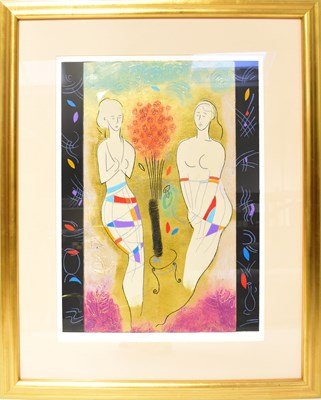 Lot 609 - RUSSELL WAYNE BAKER (1925-2019); a signed...