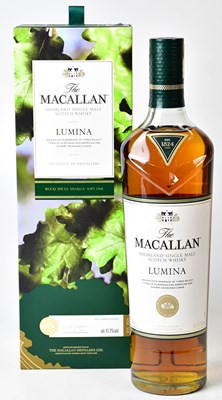 Lot 255 - THE MACALLAN; a single bottle of Lumina single...