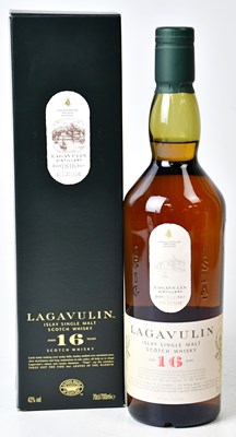 Lot 253 - LAGAVULIN; a single bottle of Islay single...