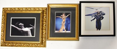 Lot 629 - Three photographic prints, Shirley Bassey, 22...