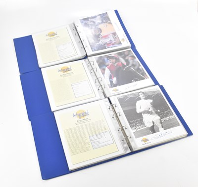 Lot 681 - AUTOGRAPHED EDITIONS - FOOTBALL; a collection...