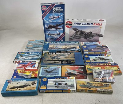 Lot 53 - AIRFIX; a quantity of Airfix and other kits,...