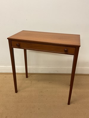 Lot 316 - A mid 20th century teak console table with...