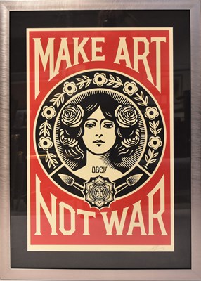 Lot 607 - FRANK SHEPARD FAIREY (b. 1970); a signed print,...