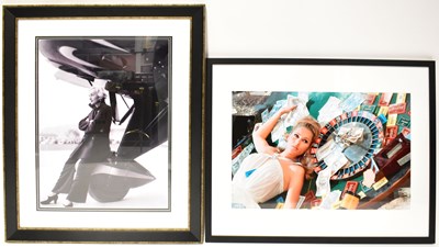 Lot 580 - A black and white photographic print of Carole...