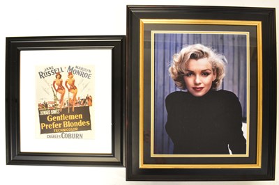 Lot 573 - A photographic print of Marilyn Monroe, 40 x...