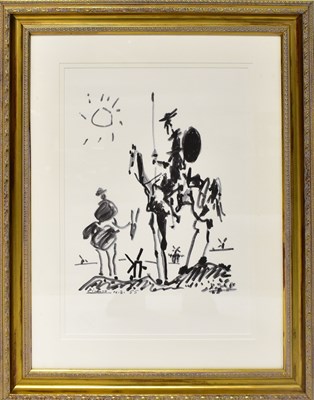 Lot 615 - AFTER PABLO PICASSO (1881-1973); a black and...