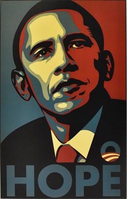 Lot 601 - AFTER FRANK SHEPARD FAIREY (b. 1970); a colour...