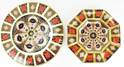 Lot 665 - ROYAL CROWN DERBY; a circular bread plate,...