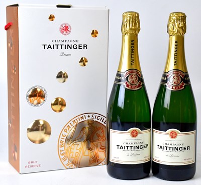 Lot 238 - TAITTINGER; two 75cl bottles of Champagne, in...