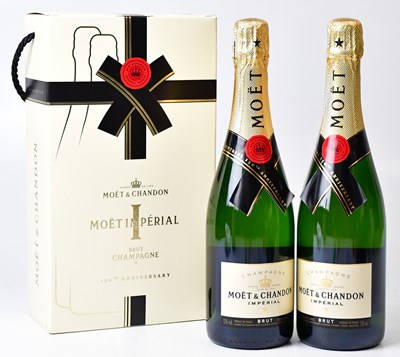 Lot 237 - MOËT & CHANDON; two 75cl bottles of Moët...
