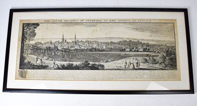 Lot 563 - A black and white etching, 'The South Prospect...