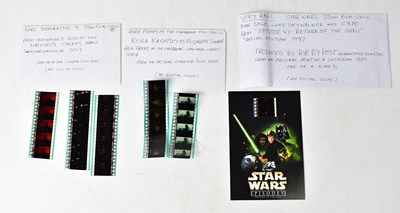 Lot 395 - A quantity of film cells to include Star Wars...