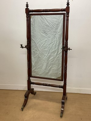 Lot 239 - A good early 19th century mahogany cheval...