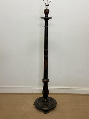 Lot 226 - An early 20th century black lacquered...