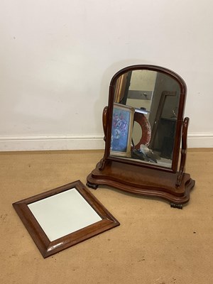 Lot 252 - A 19th century walnut cushion moulded...