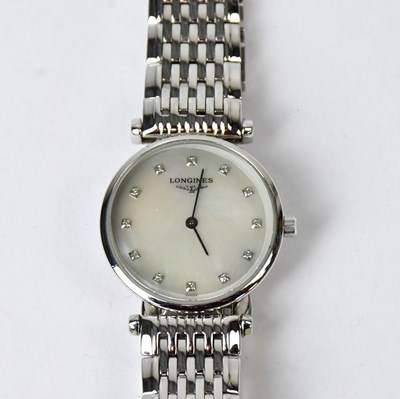 Lot 1061 - LONGINES; a La Grande Classique ladies'...