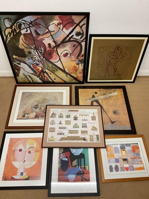 Lot 165 - A quantity of abstract and other prints, all...