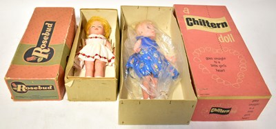 Lot 317 - Two boxed vintage vinyl dolls, comprising a...