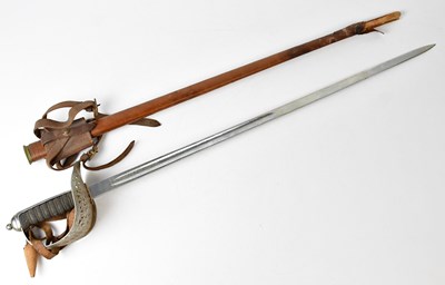 Lot 430 - An Edward VIII 1897 pattern dress sword for...