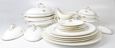 Lot 118 - ROYAL WORCESTER; an Edwardian part dinner...