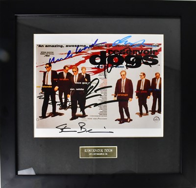 Lot 443 - RESERVOIR DOGS; a reproduced lobby poster,...