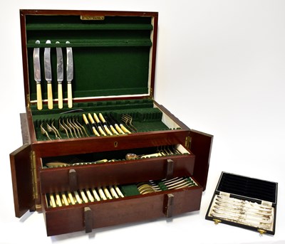 Lot 710 - An early 20th century mahogany Art Deco style...