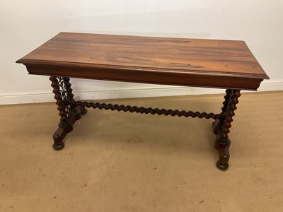 Lot 240 - A good early Victorian rosewood centre table,...
