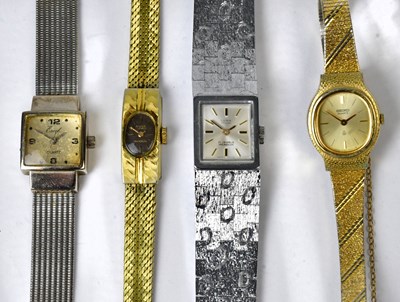 Lot 1067 - Four ladies' wristwatches, including a Avia...