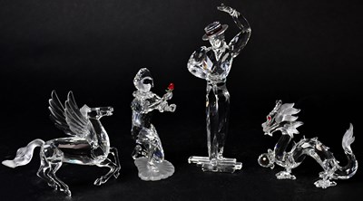 Lot 304 - SWAROVSKI; four boxed figures comprising...