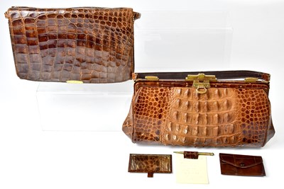 Lot 363 - Two vintage bags, comprising a John Pound & Co...