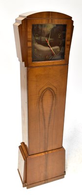Lot 75 - An early 20th century walnut cased Art Deco...