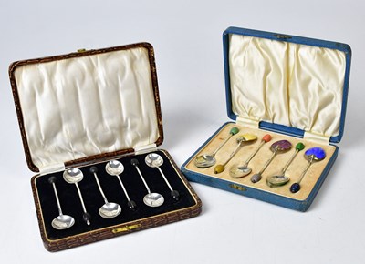 Lot 746 - TURNER & SIMPSON; a cased set of George VI...