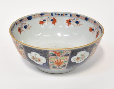 Lot 215 - A gilt heightened Imari palette charger,...